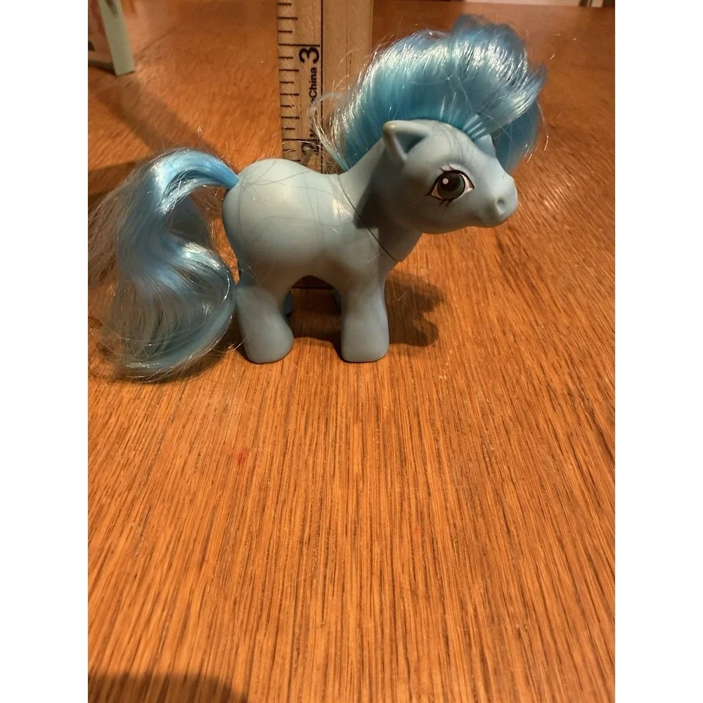 Vintage My Little Pony G1 Blue Pony‎ Hasbro Made in Hong Kong No Symbol